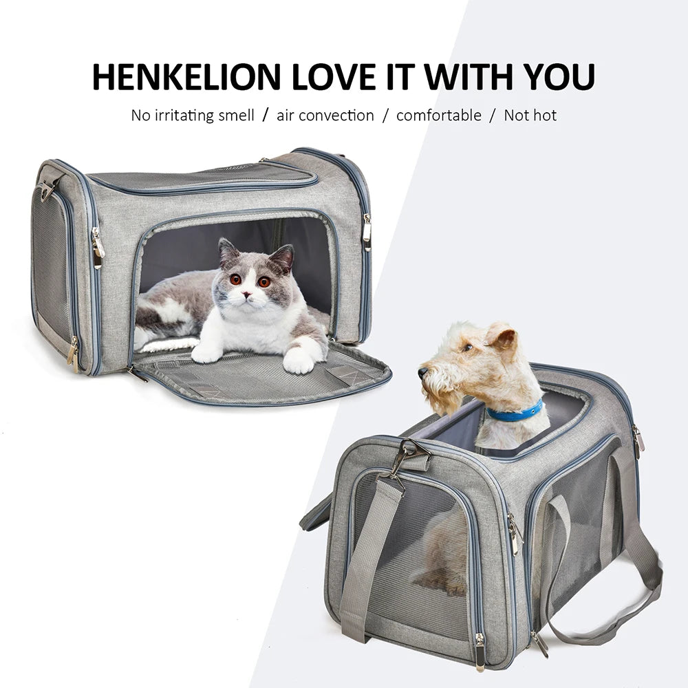 Dog & Cat Carrier Backpack – Soft-Sided, Airline-Approved Travel Bag