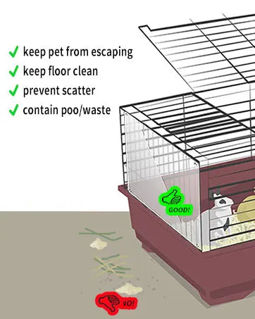 30cmX30cm EVA Pet Warming Pad – Soft Sleeping Mat for Guinea Pigs & Rabbits