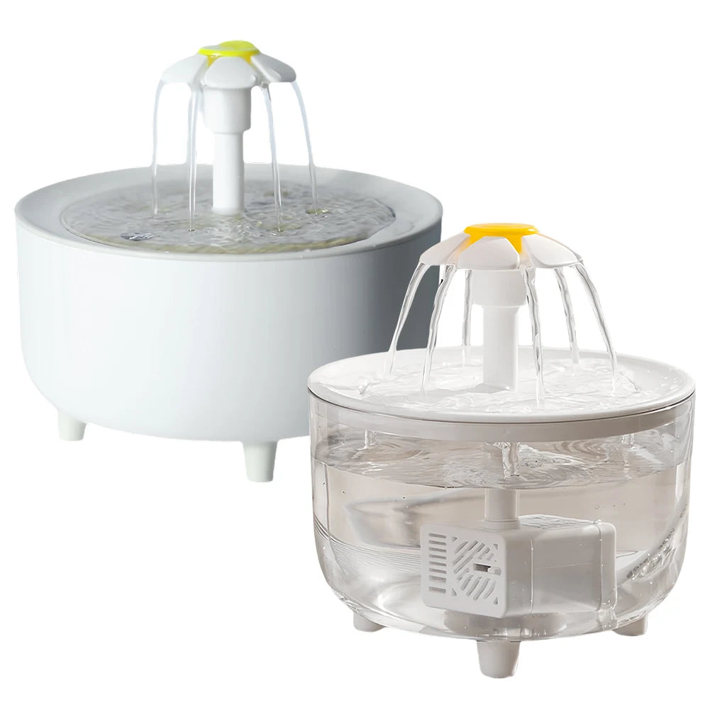 1200ml Automatic Filtered Cat Water Fountain – USB Electric, Quiet Pet Drinking Dispenser