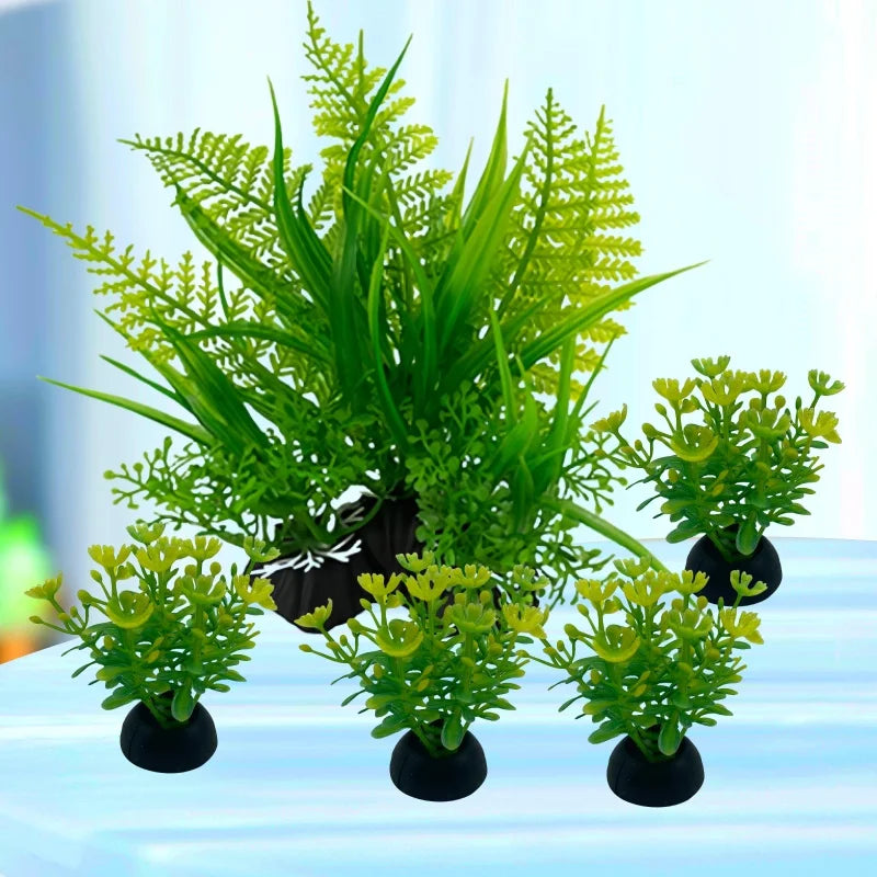 Artificial Water Grass – Plastic Aquarium Plant Decoration Ornaments