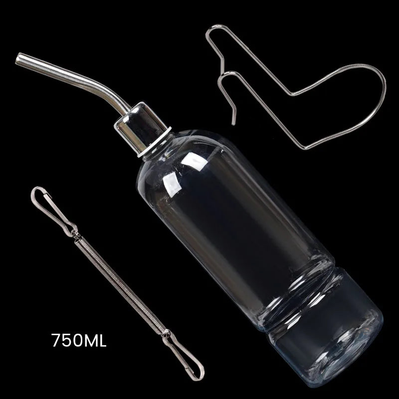1Pc Plastic Rabbit Water Bottle – Cage Dispenser for Hamster, Bunny & Small Pets