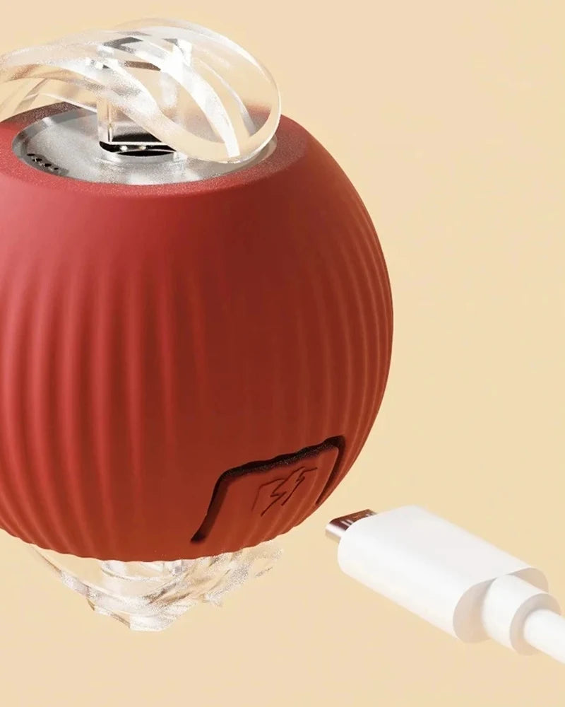Rechargeable Smart Cat Ball – Automatic Rolling Toy with Teaser & Sensor