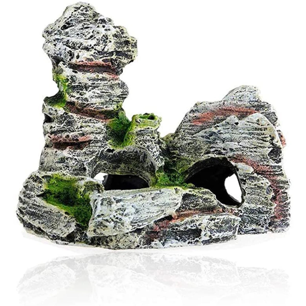 Artificial Moss Cave – Resin Rockery Aquarium Ornament for Fish Tanks