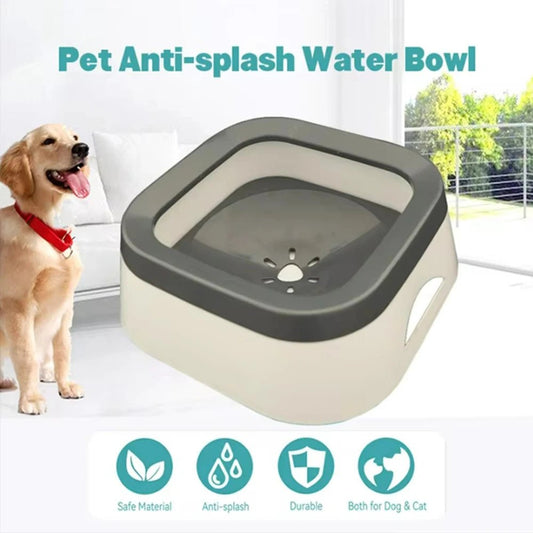 Floating Dog Water Bowl - No - Splash Anti - Spill Drinking Bowl for Dogs & Cats - The Best For Pets