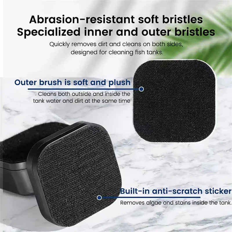 Mini Magnetic Brush – Scratch-Resistant Cleaner for Small Aquariums