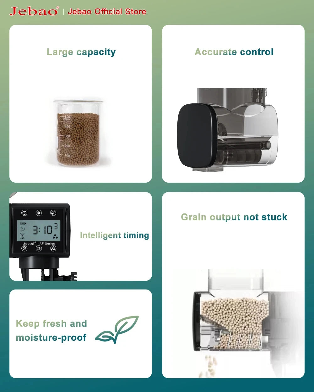 Smart Aquarium Feeder – Automatic Digital WiFi Remote Fish Feeder