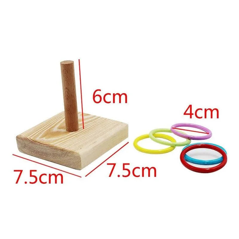 Parrot Training Ring Toy – Interactive Educational Bird Toy