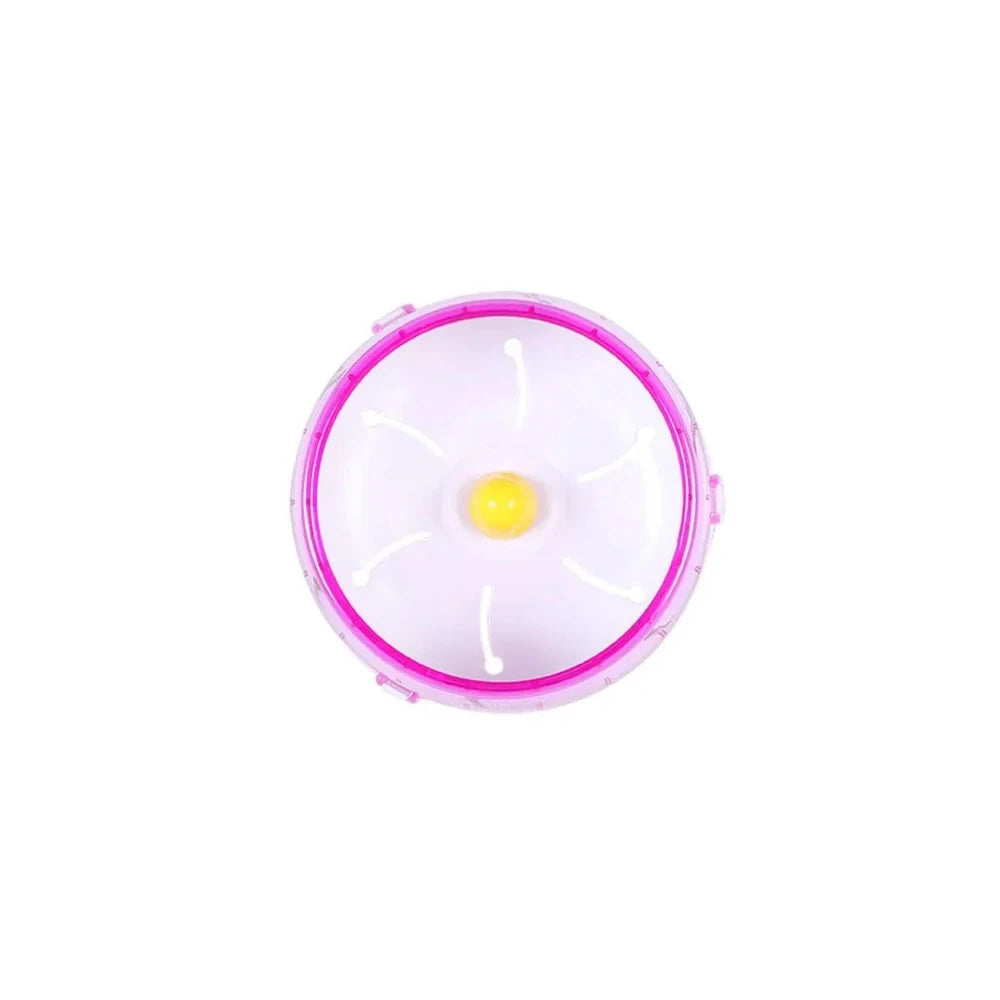 Silent Hamster Running Wheel – Transparent Jogging Disc for Small Pets