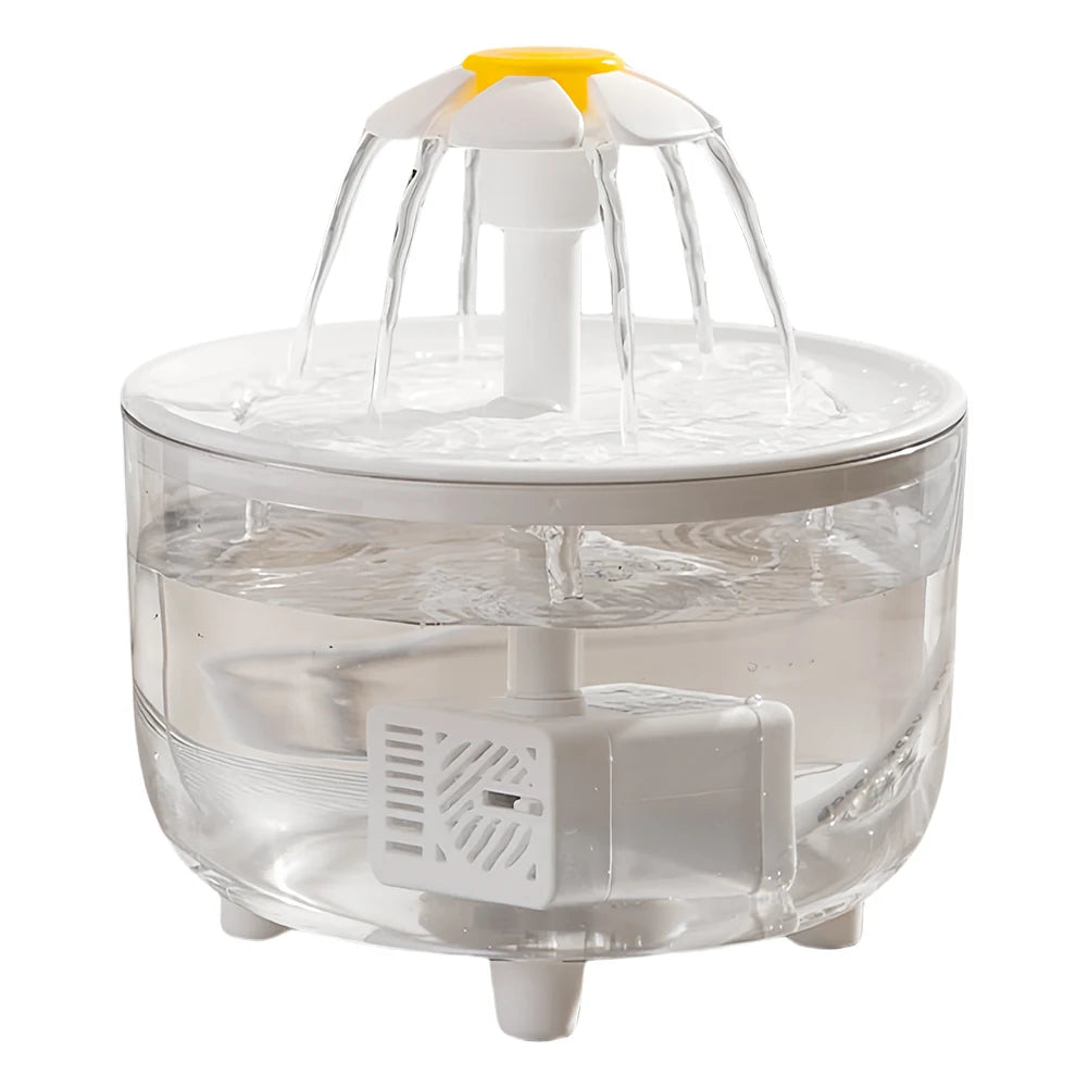 1200ml Automatic Filtered Cat Water Fountain – USB Electric, Quiet Pet Drinking Dispenser