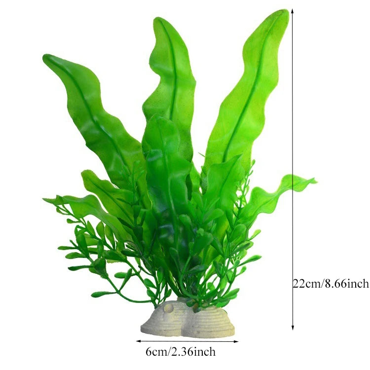 Artificial Aquarium Decoration Plant Plastic Water Grass