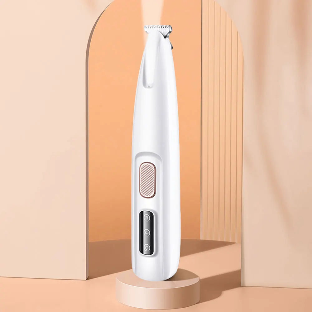 LED Grooming Clippers for Pets – 18mm Blade for Paws, Ears & Face