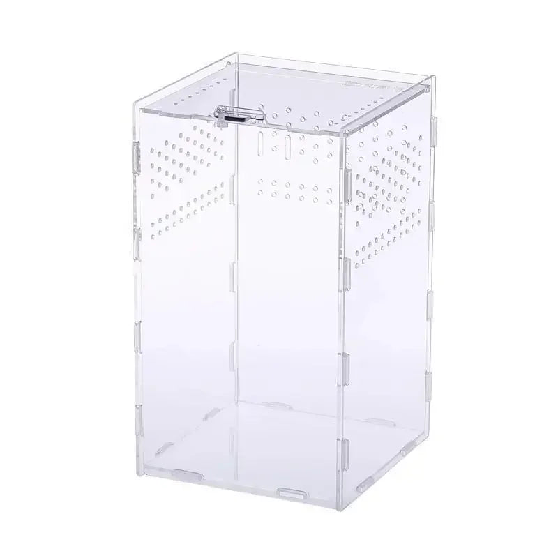 Acrylic Reptile Terrarium – Nano Breeding Box for Spider, Scorpion & Lizards