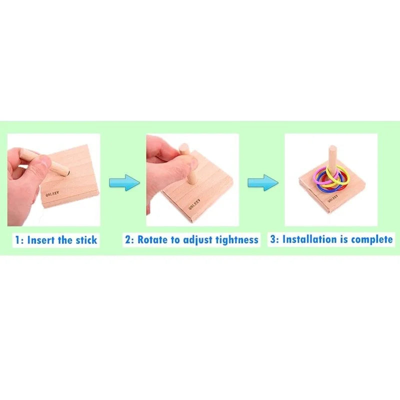 Parrot Training Ring Toy – Interactive Educational Bird Toy