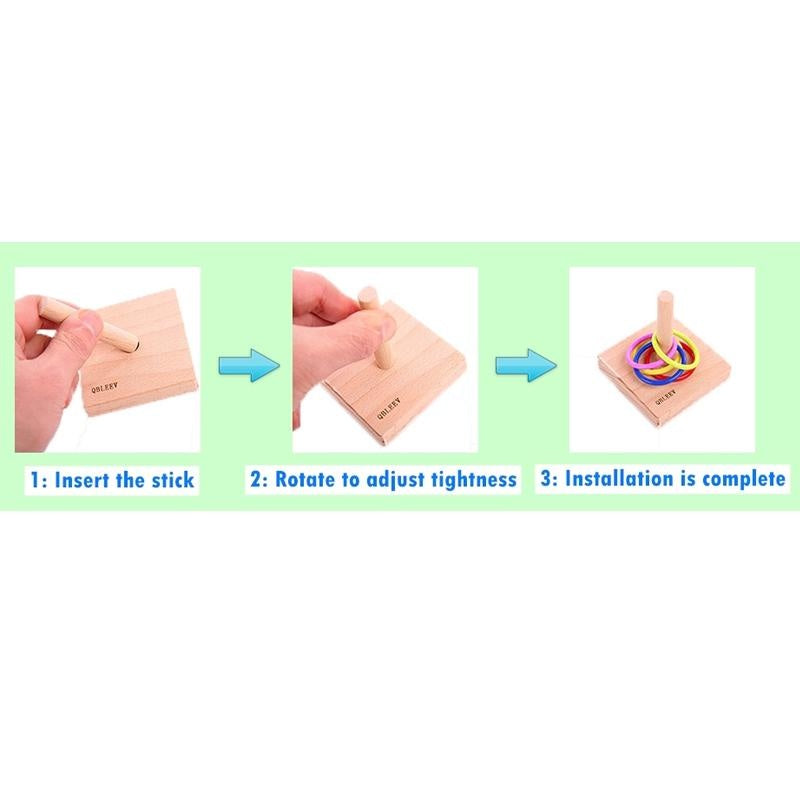 Parrot Training Ring Toy – Interactive Educational Bird Toy