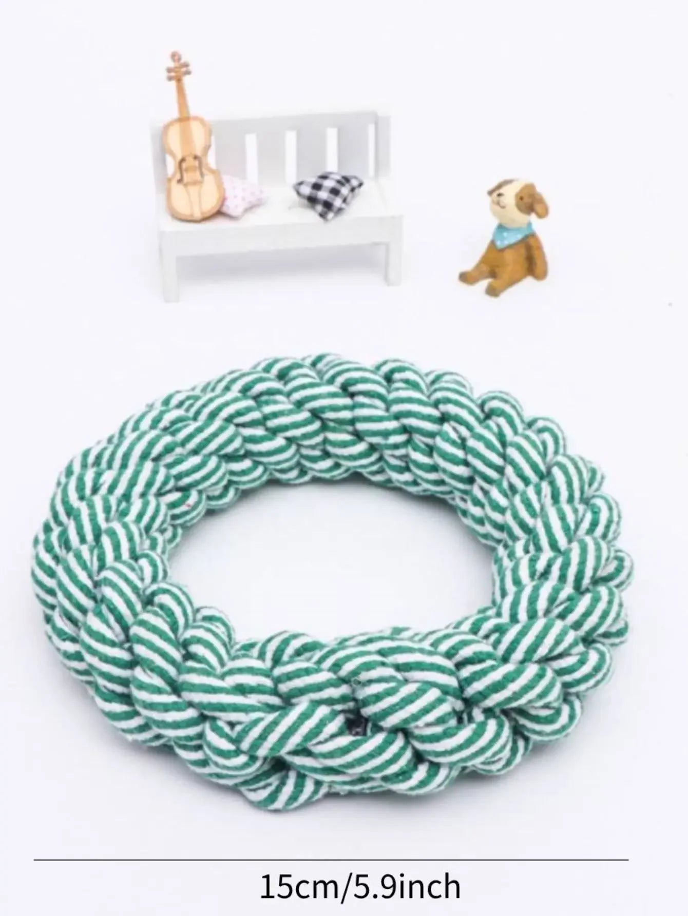 Durable Dog Rope Toy – Bite-Resistant Chew Toy for Large Dogs