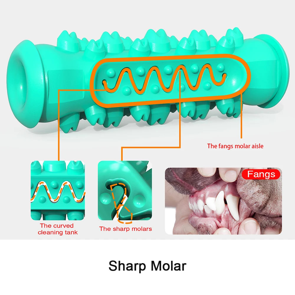 Large Dog Toothbrush Chew Toys Safe Bite Resistant Puppy Dental Care Pet Cleaning Toy For Golden Retriever Pug Treat Dispenser