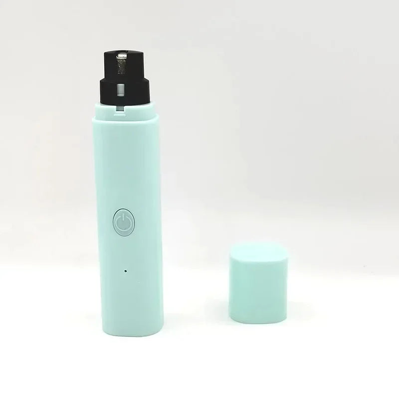Rechargeable Electric Pet Nail Grinder – Quiet Clipper with LED Light for Dogs & Cats