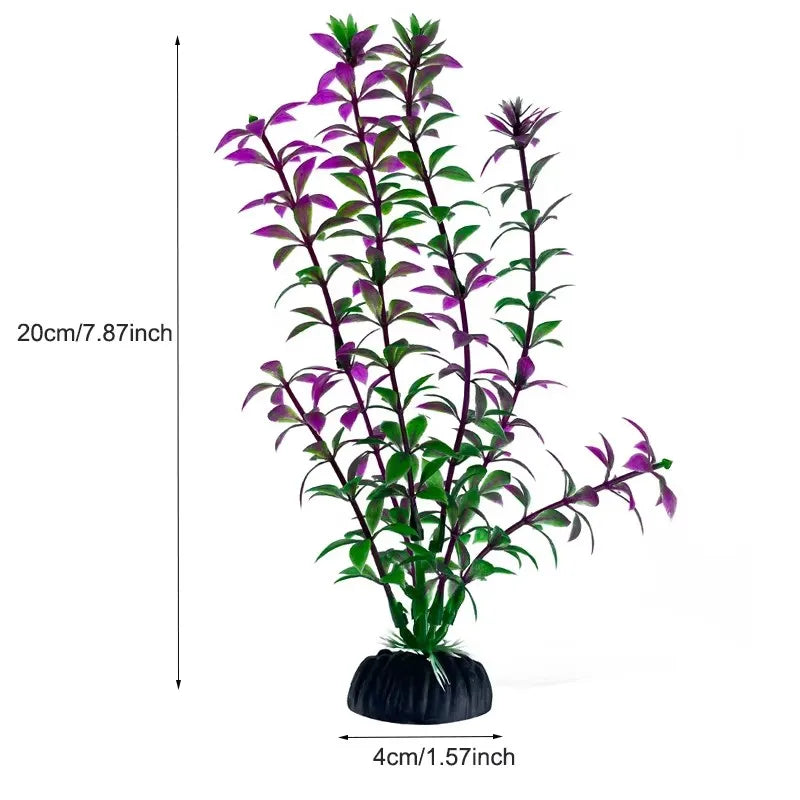 Artificial Aquarium Decoration Plant Plastic Water Grass