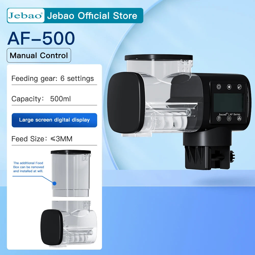 Smart Aquarium Feeder – Automatic Digital WiFi Remote Fish Feeder