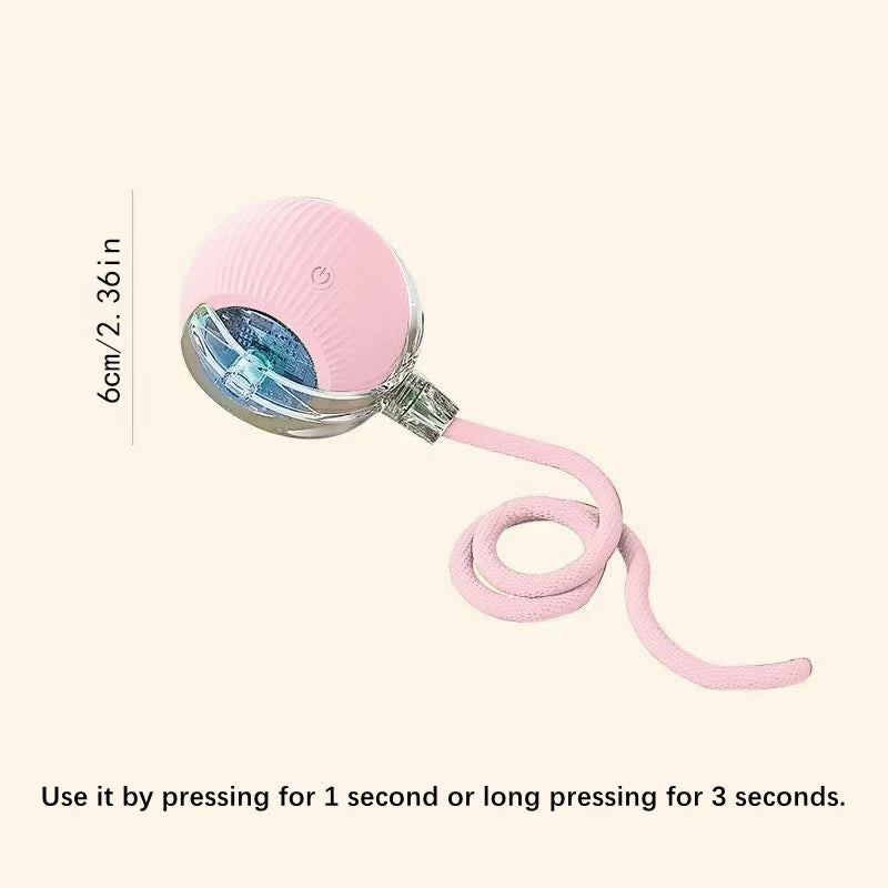 Smart Interactive Pet Toy Ball – USB Automatic Bouncing for Dogs & Cats