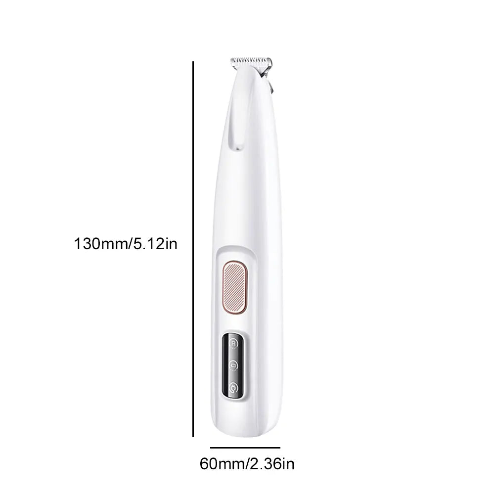 LED Grooming Clippers for Pets – 18mm Blade for Paws, Ears & Face