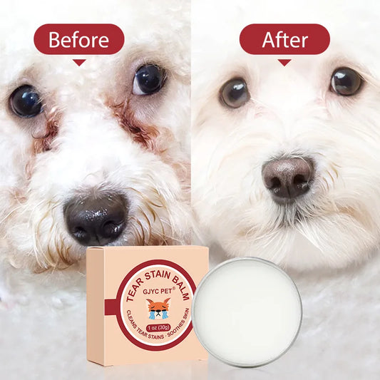 Natural Tear Stain Remover Balm – Gentle Eye Care for Dogs & Cats