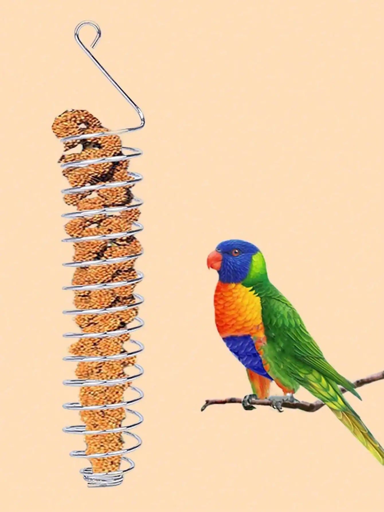 1PC Bird Feeder, Bird Food Holder, Hanging Bird Food Feeder