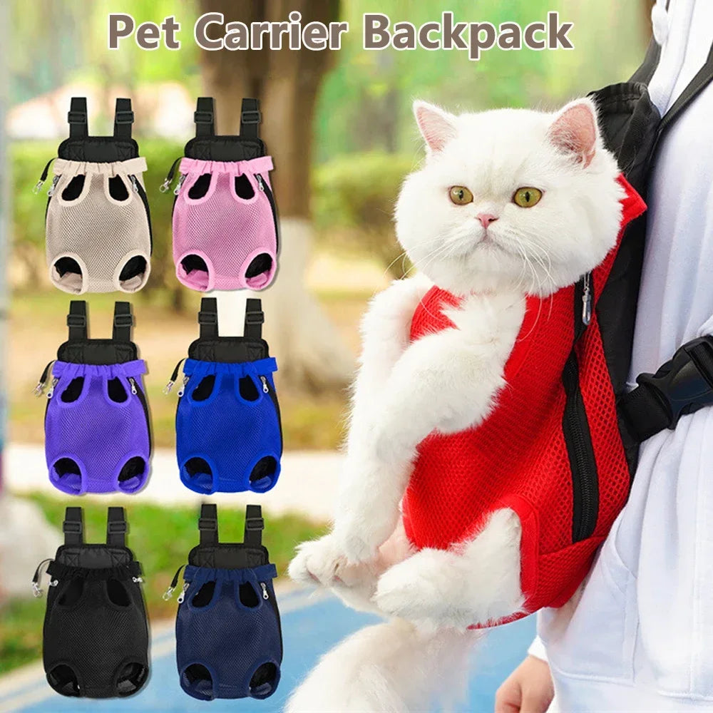 Cat Travel Backpack Sack – Breathable, Portable Pet Carrier for Both Shoulders