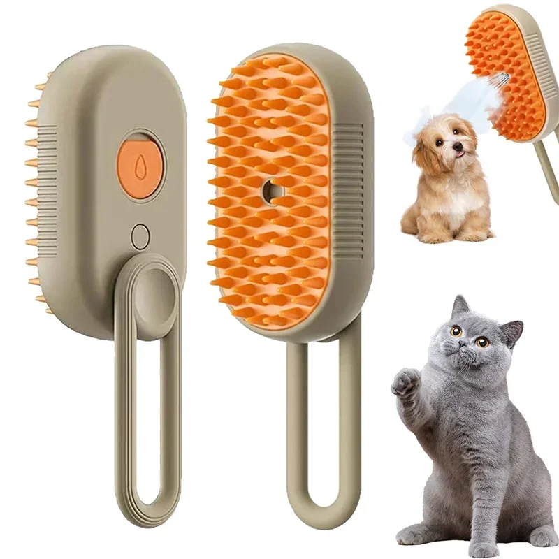 Pet Grooming Mist Spray Comb – Dematting Brush & Hair Remover for Dogs & Cats