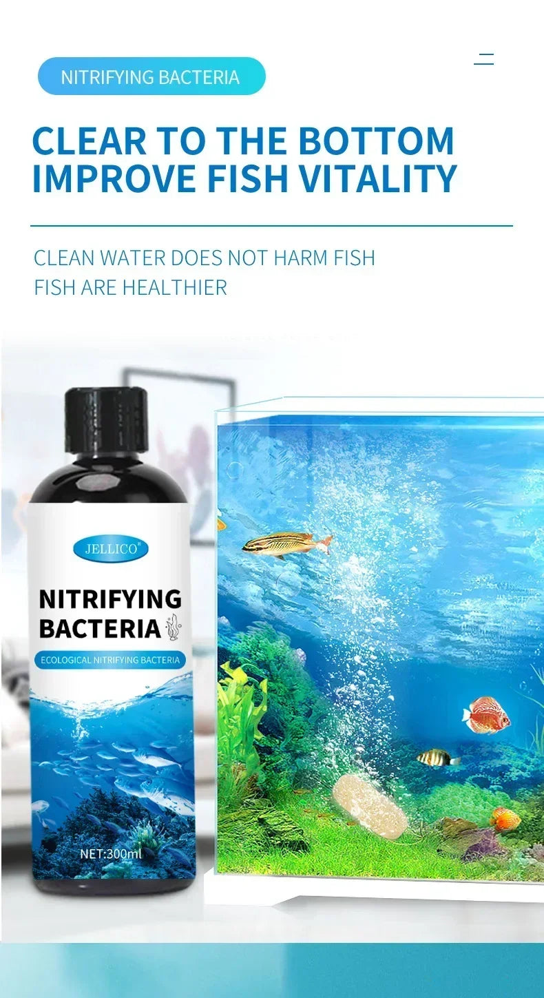 Nitrifying Bacteria Liquid – Aquarium Water Purifier & Treatment Solution