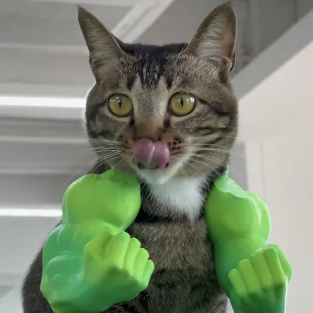 Funny 3D Cat Muscle Arm Costume – Hilarious Pet Cosplay Accessory for Halloween, Parties & Photos