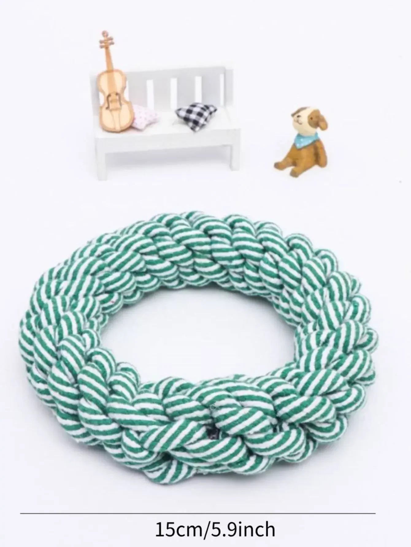 Durable Dog Rope Toy – Bite-Resistant Chew Toy for Large Dogs