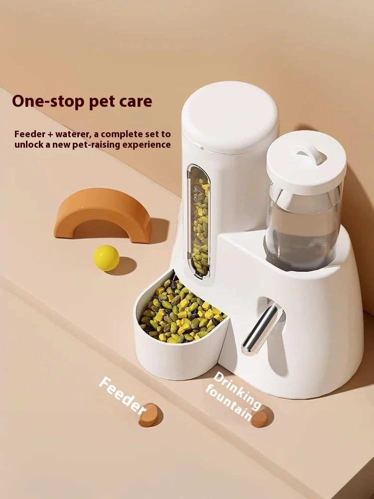 2-in-1 Hamster Feeder & Water Dispenser – Large Capacity Automatic Dispenser, Leak proof
