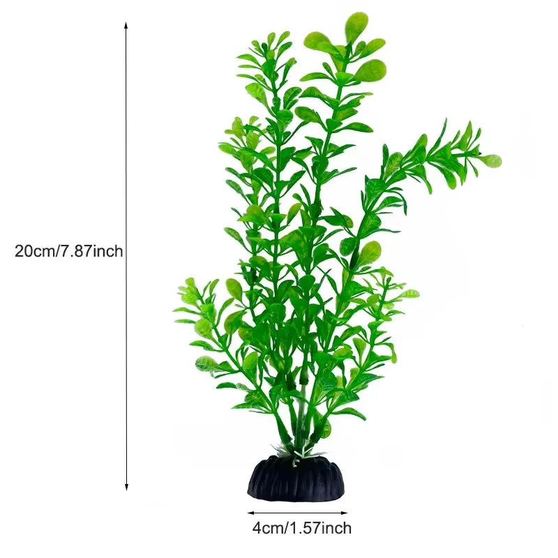 Artificial Aquarium Decoration Plant Plastic Water Grass