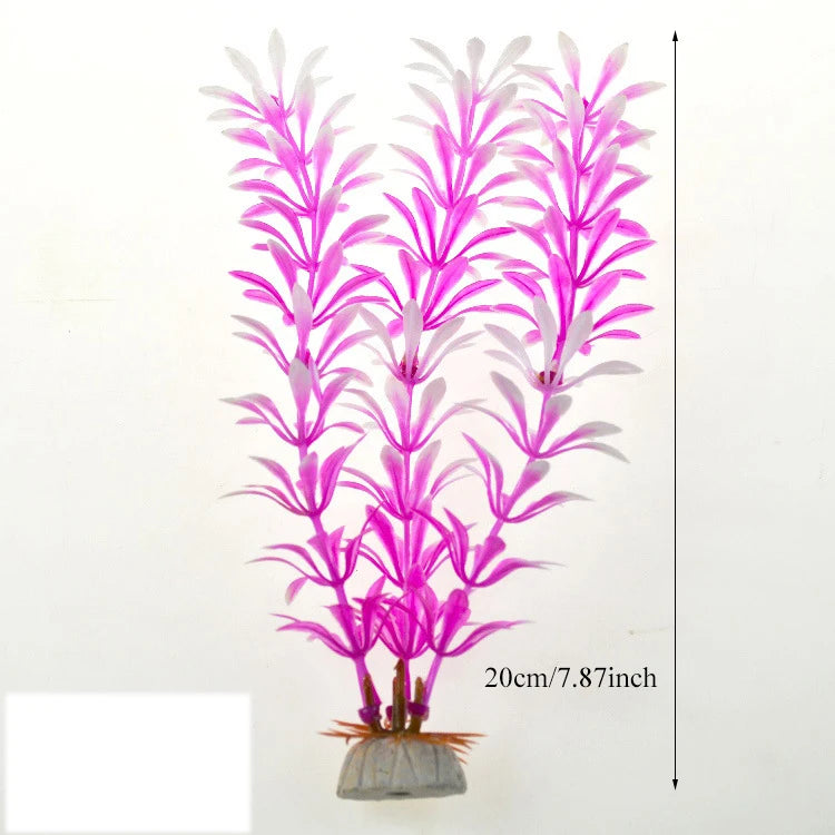 Artificial Aquarium Decoration Plant Plastic Water Grass