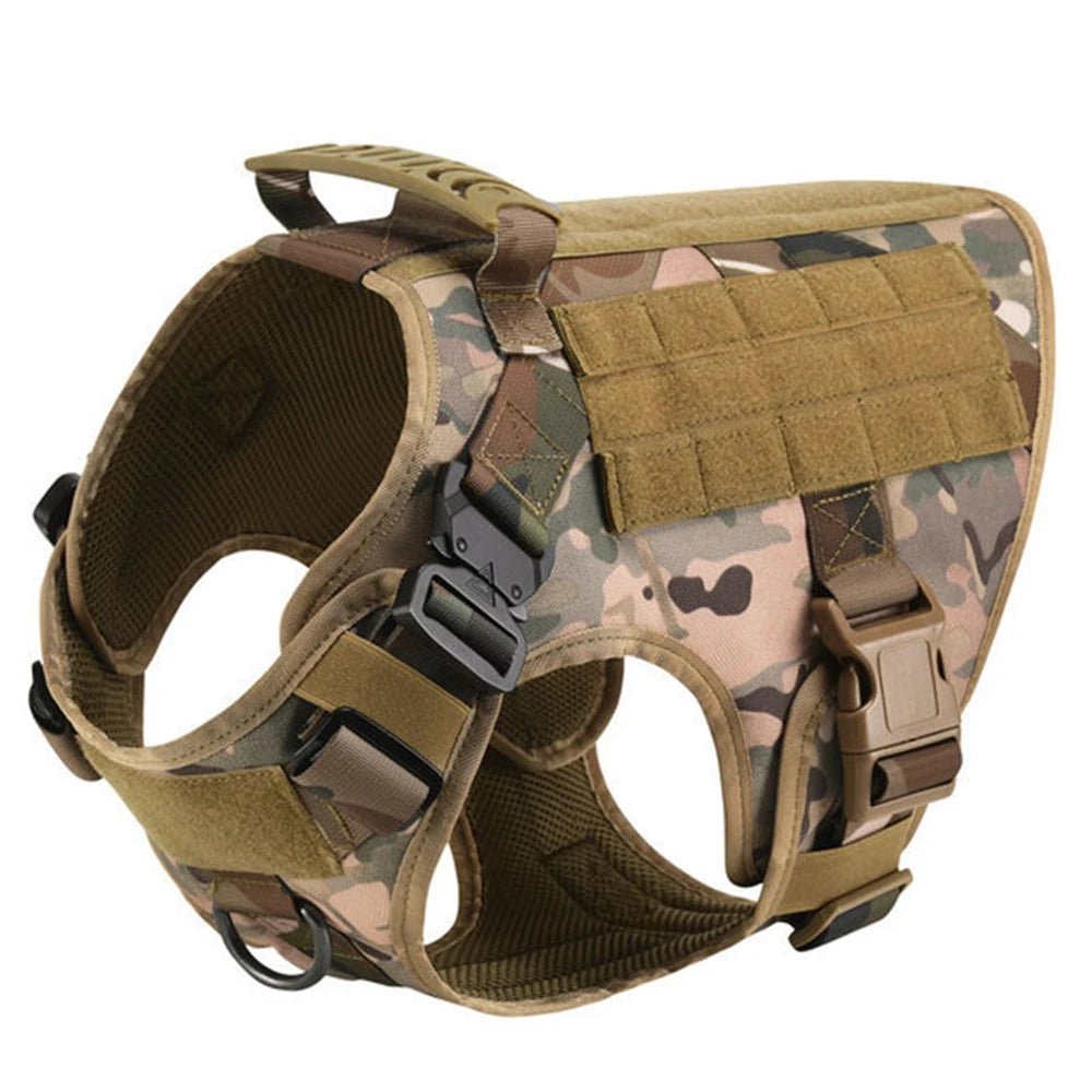 Military Large Dog Harness – Tactical Heavy Duty Training Vest - The Best For Pets