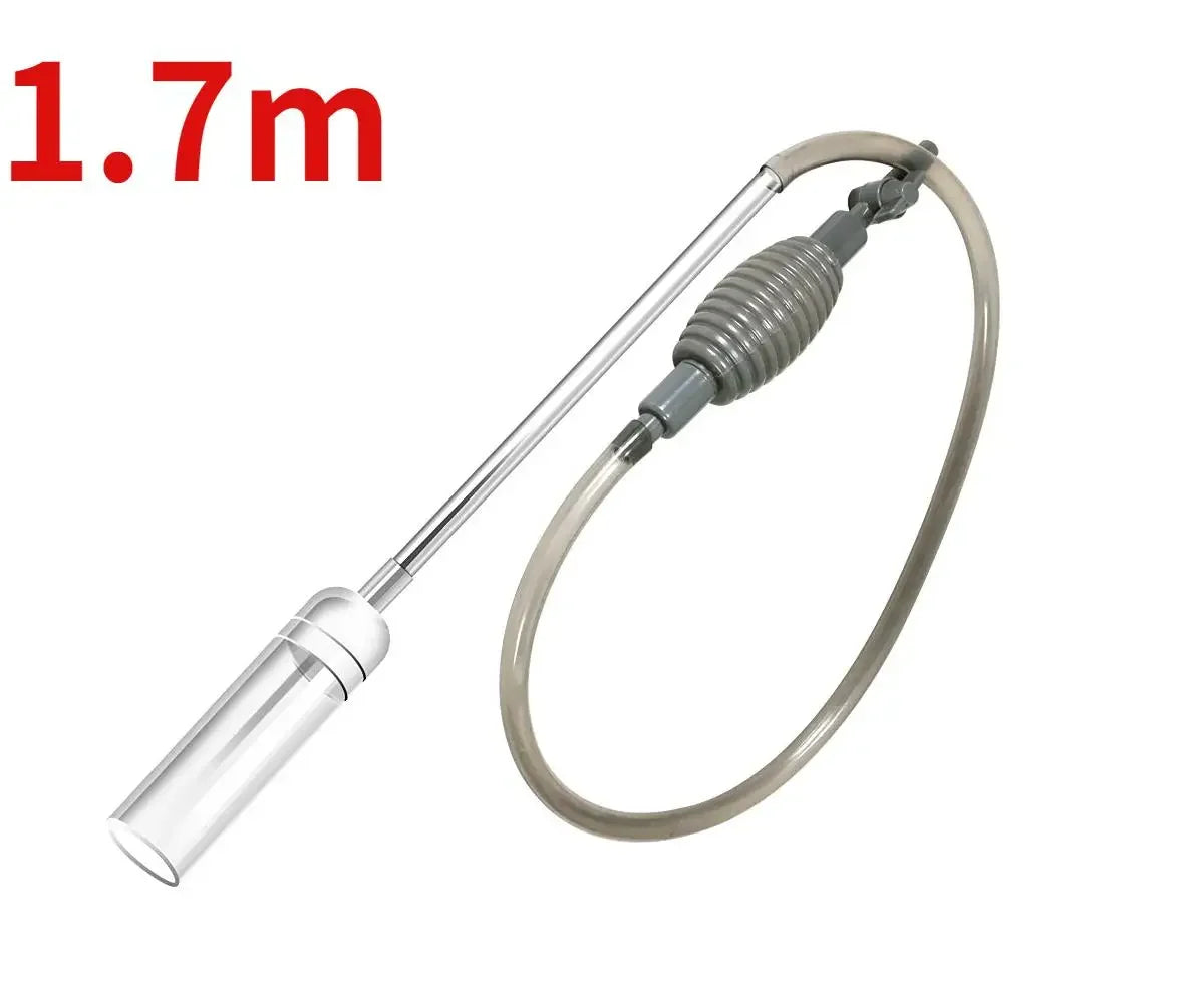 Handheld Vacuum Siphon Pump - Manual Aquarium Water Changer