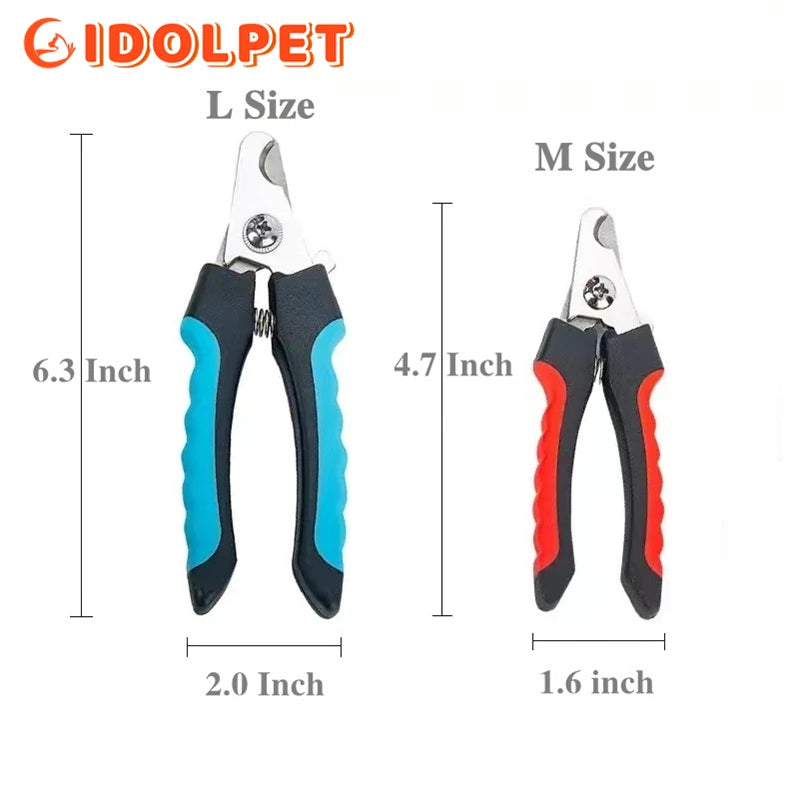Professional Pet Nail Clipper – Safety Guard & Stainless Steel Blades