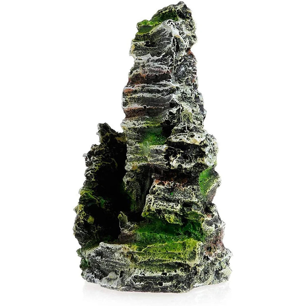 Artificial Moss Cave – Resin Rockery Aquarium Ornament for Fish Tanks