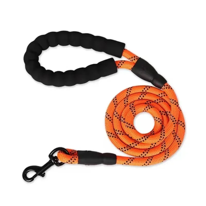 Reflective Dog Lead - Strong Nylon Leash for Small, Medium & Large Dogs