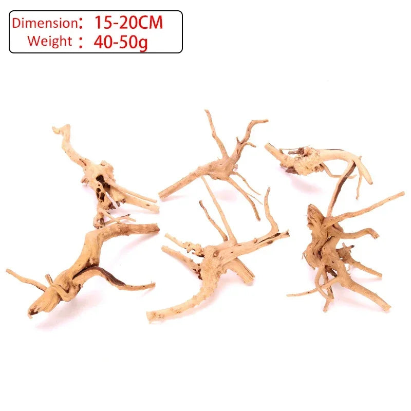 Natural Driftwood Roots – Small Aquarium Decoration & Habitat Ornament