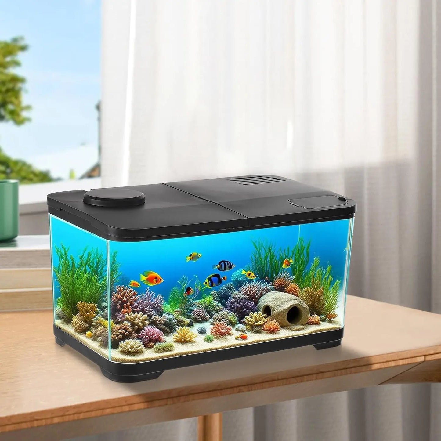 50L Acrylic Aquarium Kit – Tank with Light for Fish, Shrimp & Plants