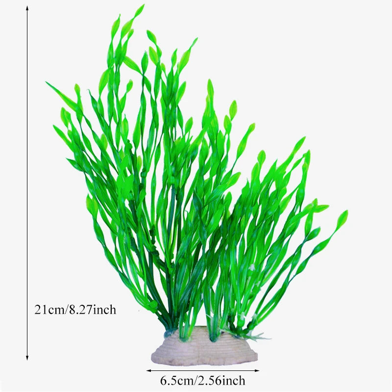 Artificial Aquarium Decoration Plant Plastic Water Grass