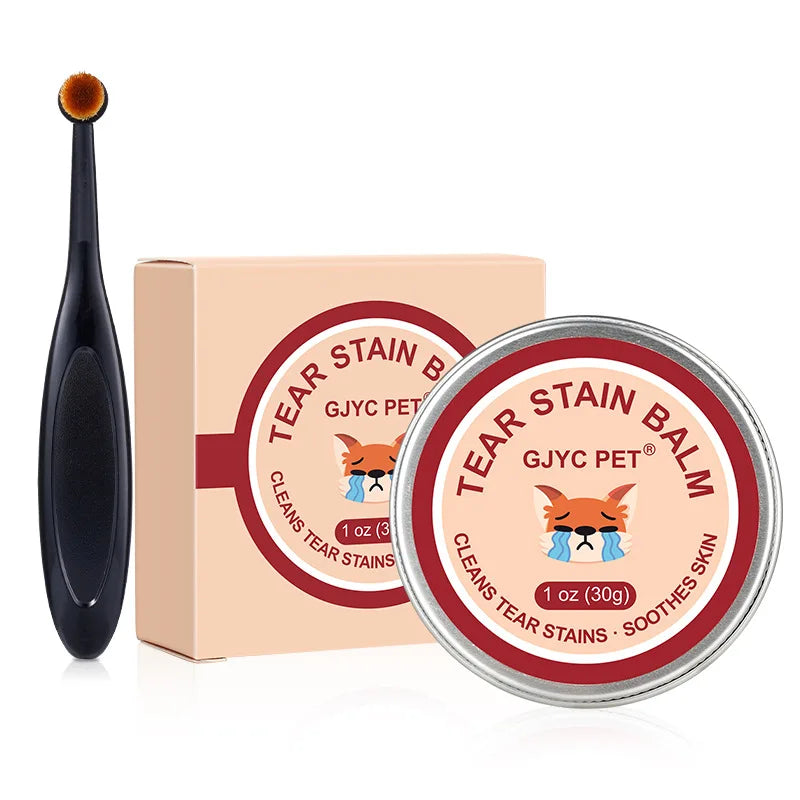 Natural Tear Stain Remover Balm – Gentle Eye Care for Dogs & Cats