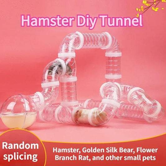 DIY Hamster Tunnel Maze – External Cage Tubes & U-Pipe Set - The Best For Pets
