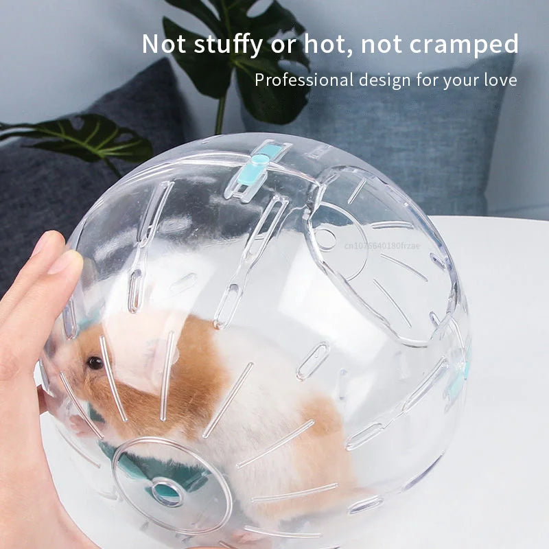 Transparent Exercise Ball – Jogging Toy for Hamsters, Mice & Small Pets