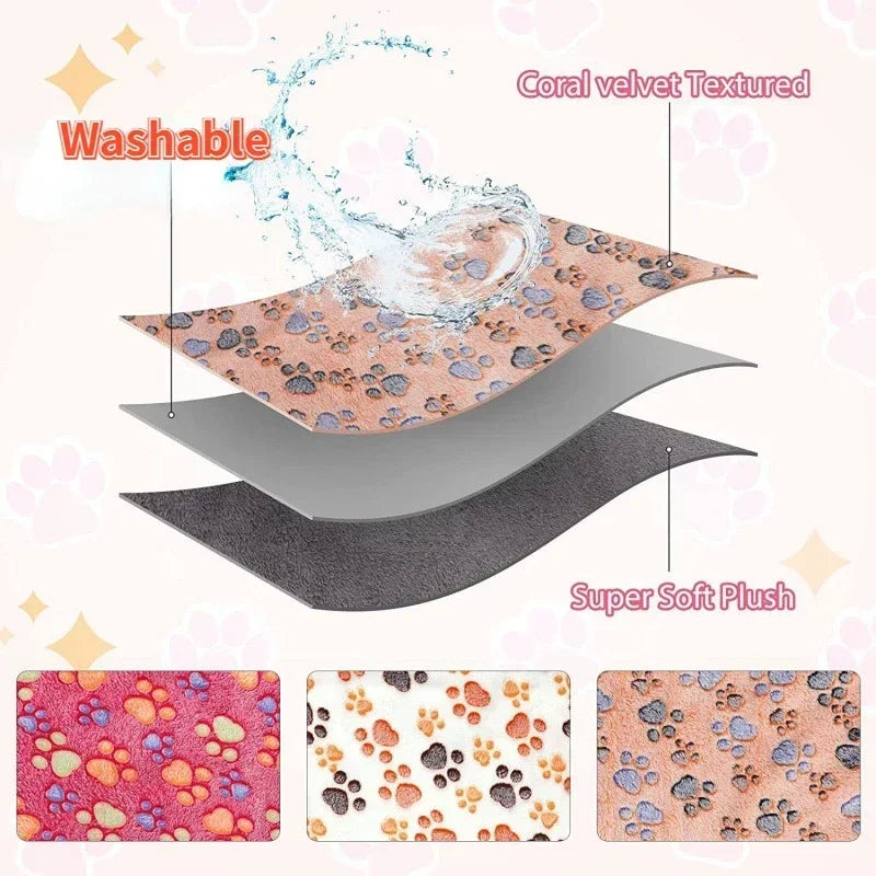 Soft Plush Warm Sleep Mat – Blanket for Hamsters, Guinea Pigs & Small Pets