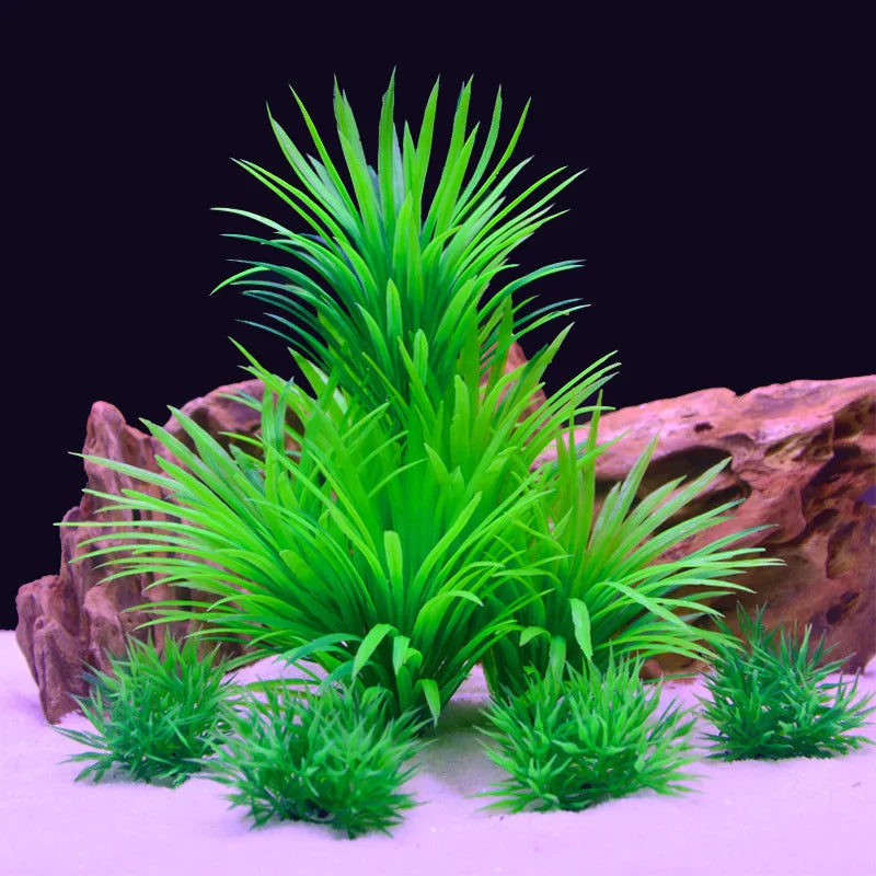 Artificial Aquarium Decoration Plant Plastic Water Grass