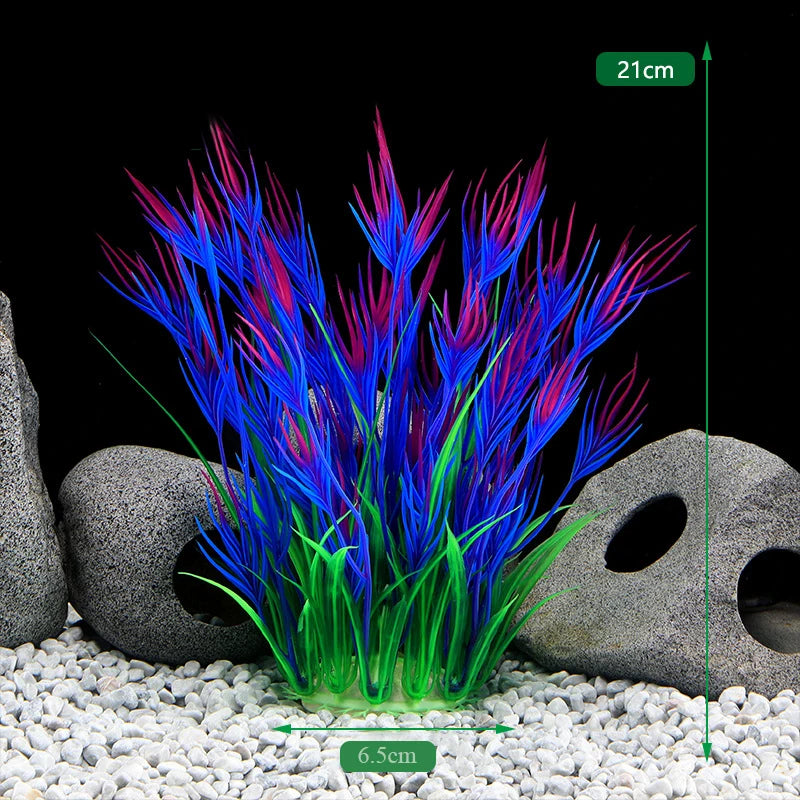 Artificial Aquarium Decoration Plant Plastic Water Grass