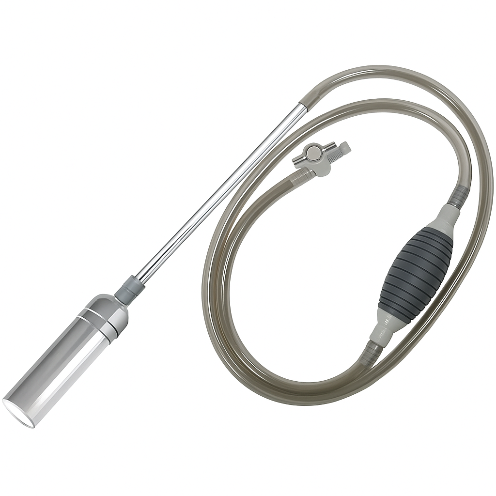 Handheld Vacuum Siphon Pump - Manual Aquarium Water Changer